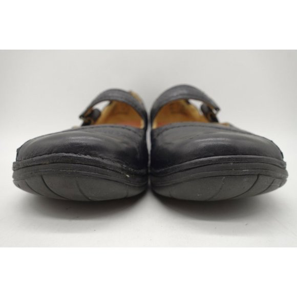 Clarks Unstructured Black Leather Casual Adjustable Loafers Shoes Women's 7.5 M - Picture 5 of 10